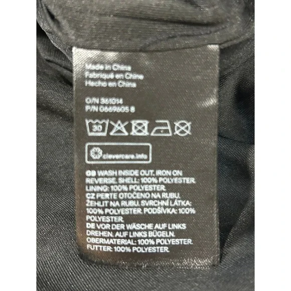 HM Black Sequin Short Sleeve Top Womens Large Boxy Scoop Neck Party Blouse - Picture 6 of 7